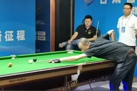 看省运|中式台球个人赛，达海林宝刀不老斩获金牌图片