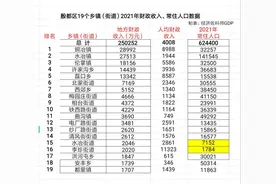 安阳殷都区19个乡镇（街）财政实力大比拼，铜冶水冶2镇二虎相争图片