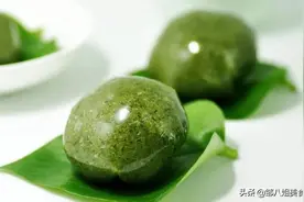 做青团记住一个技巧，做好后翠绿不发黑，软糯清香，教你详细做法图片