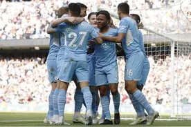 英超-斯特林梅开二度 曼城5-0大胜纽卡 领先利物浦3分重回榜首图片