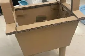 学生寒假作业制作青铜器，爸爸“满分”完成，没点才艺真不敢生娃图片