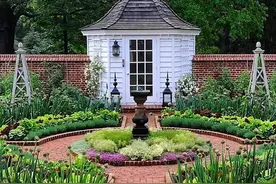 庭院景观之“红砖地面”铺贴设计图片