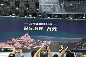 长城炮龙弹正式上市，售价25.68万元图片