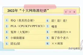 栓Q、PUA、小镇做题家……2022年十大网络流行语发布图片