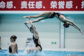 [图集]中国花样游泳队在京训练 备战福冈世锦赛和杭州亚运会图片