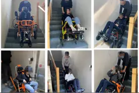 运送腿脚不便的老人，履带式爬楼机该怎么选？｜测评图片