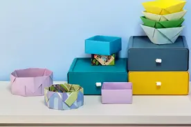 用纸给花生瓜子(壳)来个折叠的“果盘”，过年看冬奥也绿色环保图片