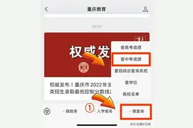 重庆市2022年中考“联招”统一录取送档线和成绩查询时间的公告图片