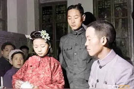 西安临潼罕见照片：内战时期，外国记者全程直击一场奇特婚礼图片