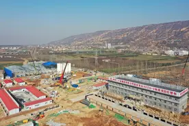 中铁二十局全力推进西安东站项目建设图片