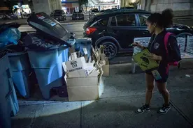 纽约大老鼠成为新晋网红，主播直播老鼠翻垃圾，还开通了观鼠线路图片