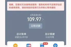 支付宝花呗这种情况是不是不用还款了？图片