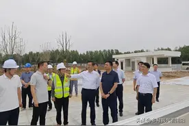 白红超实地调研示范区重点项目建设工作图片