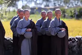 辽宁一清贫寺庙，庙内皆女性，不收香客钱财，日睡4小时吃一餐图片