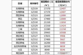 火力全开！扬州主城新挂牌17幅地块，最高楼面限价12407元/㎡图片