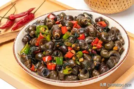 爆炒螺丝的家常做法，不输夜市大排档，好吃到停不下来图片