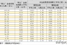 湖南14市州平均工资水平，株洲、娄底、岳阳、常德靠前，邵阳垫底图片