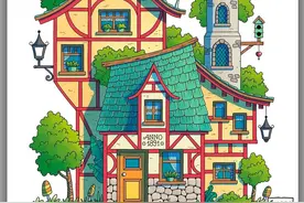 艺术｜房子这样画，又美丽又有创意，必须收藏图片