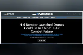 轰6搭载无人机化身飞行航母，美媒：砺剑1可充当动能武器撞击敌机图片