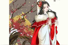 精选古风壁纸/花拟人图片