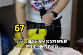 半年盗窃原味内衣103件，变态男被警方抓获，称“觉得女人把自己害了”图片