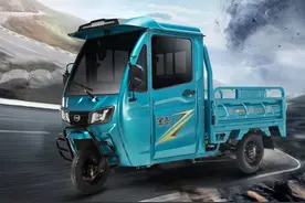 金彭推出“锐驰”电动三轮车，半篷设计，载重量大，动力与续航足图片