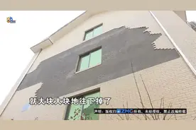 大块大块往下掉 当初填平了“毛孔”？图片