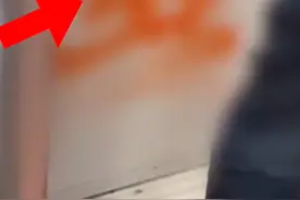 上海地铁回应内一男子涂鸦致列车停运图片