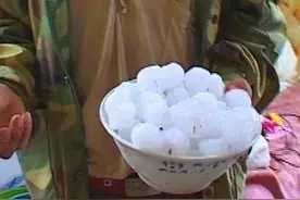 夏天下冰雹，并不是未解之谜图片