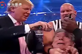 现今WWE很受欢迎，有很多知名人士前来图片