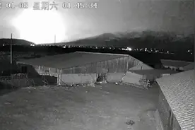 青海地震前1秒强光闪耀地平线，瞬间照亮半边天空：科普就是巨大化学反应图片