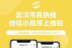 武汉市民热线12345微信小程序上线啦！图片