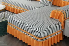 沙发垫不兴了，新式“万向罩”一出，整洁美观，太机智了图片