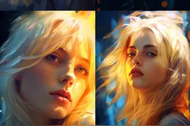 Midjourney提示词：奇幻现实主义风格美女图片