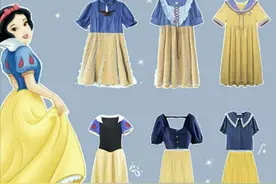 迪士尼在逃公主风穿搭鉴赏：不同迪士尼公主们的唯美连衣裙图片