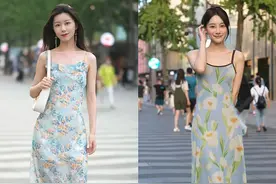 夏天女人裙子到底穿“长”还是“短”？让杭州街拍告诉你答案图片