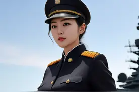 靓丽的风景线-韩国女警花（AI作品）图片