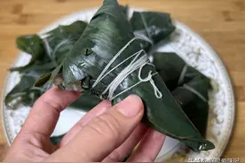 北方受欢迎的蜜豆甜粽，带孩子一起包体验快乐，软糯香甜，超好吃图片