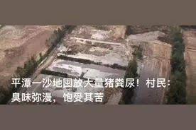 臭味弥漫！平潭又一沙地，囤放大量猪粪尿！距离民居仅……图片