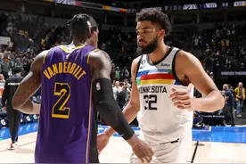 戈贝尔禁赛、麦克丹尼尔斯自爆，湖人实在没有输给森林狼的理由图片