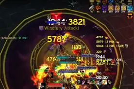 魔兽TBC：秒伤4316点，狂暴战吊打基尔加丹，太阳井输出全球第1图片