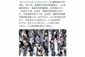 太棒了，人口下降实锤！专家和资本都在说坏处，我来告诉你好处！图片