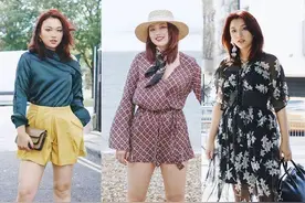 看谁还说：“胖女人”穿衣紧身油腻！今年的胖女人穿搭指南很高级图片