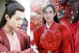电视剧里的红衣恶人：邓伦妖媚，肖战完美男神，李易峰过目不忘图片
