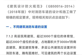 消防车道设置｜哪里必须有消防车道，都有啥规定？图片