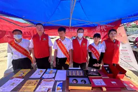 立足地方经济 普惠山水娄烦——娄烦农商银行“四月二十五”古会业务宣传图片