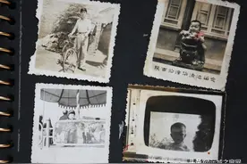 运城旧书摊上的一本家庭老相册，何人遗落？图片