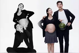 王彦霖夫妇庆祝结婚一周年，首次曝光孕期写真，爸爸喂奶粉很温柔图片