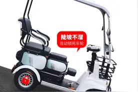 最低3000元，最高续航380里，这2款带棚三轮老年代步车实用又实惠图片