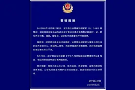 武宁警方通报“女子报警称被陌生男子拦截、骚扰”：系虚假警情图片